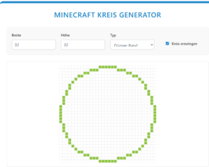 minecraft kreis generator